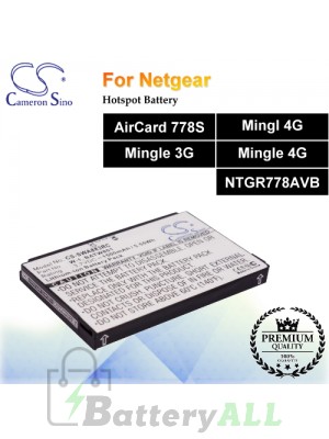 CS-SWA883RC For Netgear Hotspot Battery Fit Model AirCard 778S / Mingl 4G / Mingle 3G / Mingle 4G / NTGR778AVB