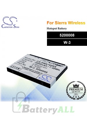 CS-SWA760RX For Sierra Wireless Hotspot Battery Model 5200008 / W-3
