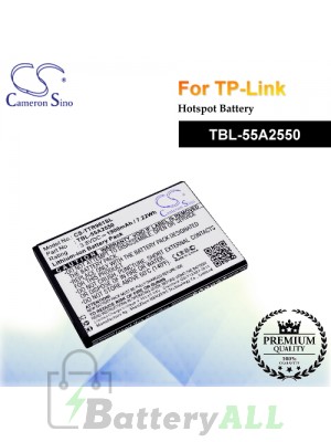 CS-TTR961SL For TP-Link Hotspot Battery Model TBL-55A2550