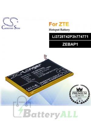 CS-ZMF930SL For ZTE Hotspot Battery Model Li3728T42P3h774771 / ZEBAP1