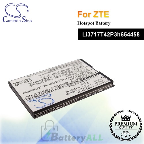 CS-ZTJ890SL For ZTE Hotspot Battery Model Li3717T42P3h654458