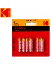 Kodak Zinc Super Heavy Duty AAA / R03(UM-4) / IMPA 792410 1.5V Battery (4+2 pack)