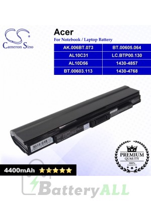 CS-AC1830NB For Acer Laptop Battery Model 1430-4768 / 1430-4857 / AK.006BT.073 / AL10C31 / AL10D56