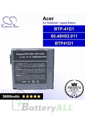 CS-AC360NB For Acer Laptop Battery Model 60.45H03.011 / BTP41D1 / BTP-41D1