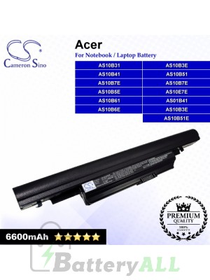 CS-AC4820HB For Acer Laptop Battery Model 934T2085F / AK.006BT.082 / AS01B41 / AS10B31 / AS10B3E / AS10B41