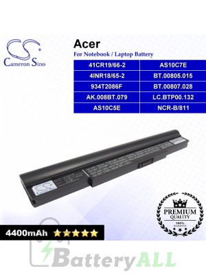 CS-AC5943NB For Acer Laptop Battery Model 41CR19/66-2 / 4INR18/65-2 / 934T2086F / AK.008BT.079 / AS10C5E