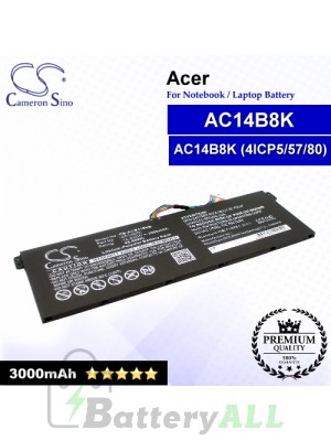 CS-ACB115NB For Acer Laptop Battery Model AC011353 / AC14B18K / AC14B18K(4ICP5/57/80) / KT.0040G.004
