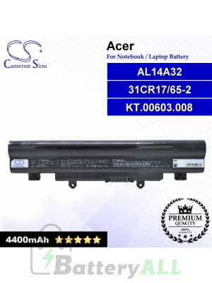CS-ACP625NB For Acer Laptop Battery Model 31CR17/65-2 / AL14A32 / KT.00603.008 / KT.00603.013