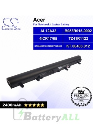 CS-ACV500NB For Acer Laptop Battery Model 4ICR17/65 / AL12A32 / B053R015-0002 / KT.00403.003 / KT.00403.012