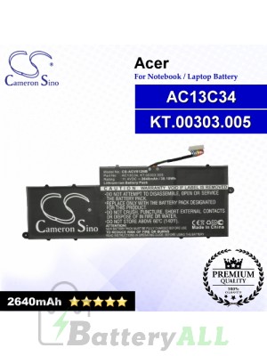 CS-ACV512NB For Acer Laptop Battery Model AC13C34 / KT.00303.005