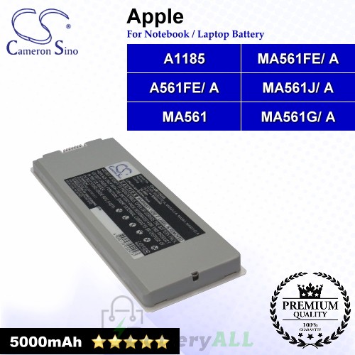 CS-AM1185NB For Apple Laptop Battery Model A1185 / MA561 / MA561FE/ A / MA561G/ A / MA561J/ A