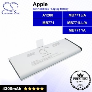 CS-AM1280NB For Apple Laptop Battery Model A1280 / MB771 / MB771*/A / MB771J/A / MB771LL/A