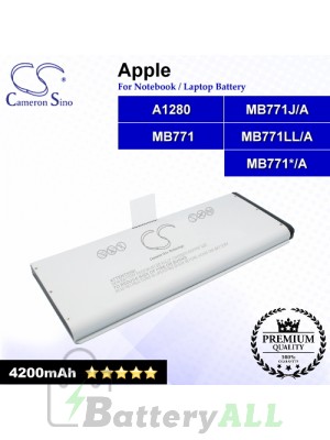 CS-AM1280NB For Apple Laptop Battery Model A1280 / MB771 / MB771*/A / MB771J/A / MB771LL/A