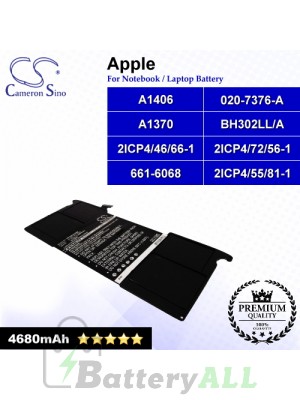 CS-AM1370NB For Apple Laptop Battery Model 020-6920-A 01 / 020-7376-A / 2ICP4/46/66-1 / 2ICP4/55/81-1