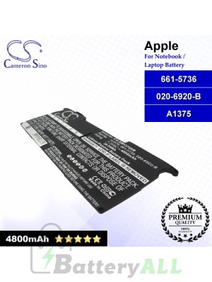 CS-AM1375NB For Apple Laptop Battery Model 020-6920-B / 661-5736 / A1375