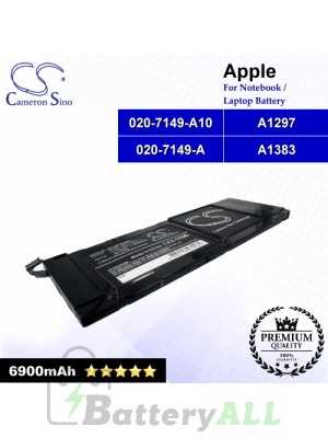 CS-AM1383NB For Apple Laptop Battery Model 020-7149-A / 020-7149-A10 / A1297 / A1383