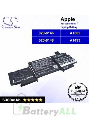 CS-AM1493NB For Apple Laptop Battery Model 020-8146 / 020-8148 / A1493 / A1502