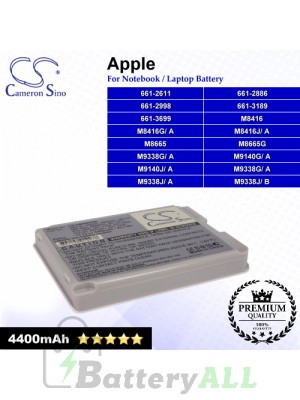 CS-AM8665HB For Apple Laptop Battery Model 661-2611 / 661-2886 / 661-2998 / 661-3189 / 661-3699 / M8416