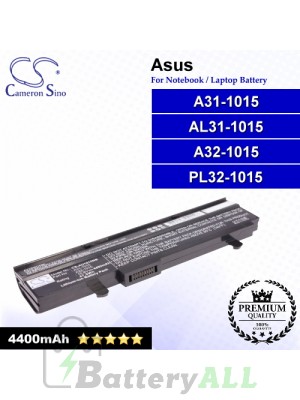 CS-AU1015NB For Asus Laptop Battery Model A31-1015 / A32-1015 / AL31-1015 / PL32-1015 (Black)