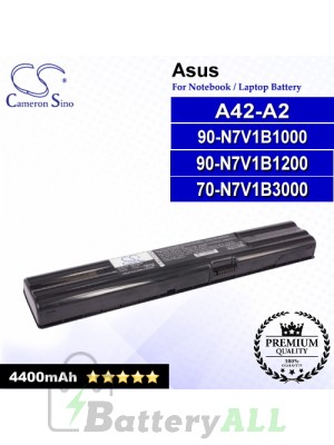 CS-AUA42 For Asus Laptop Battery Model 70-N7V1B3000 / 90-N7V1B1000 / 90-N7V1B1200 / A42-A2