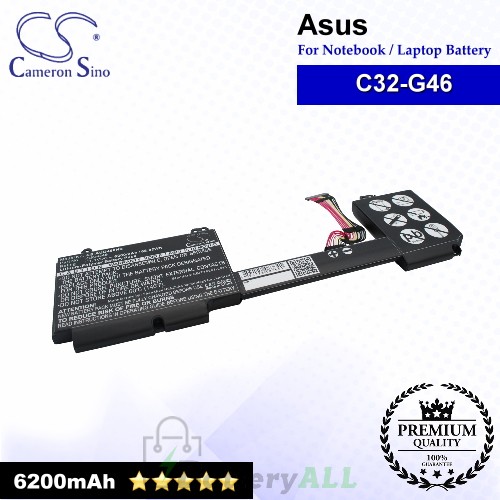 CS-AUG460NB For Asus Laptop Battery Model C32-G46