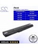 CS-AUK52NB For Asus Laptop Battery Model 70-NXM1B2200Z / 90-NYX1B1000Y / A31-B53 / A31-K42 / A31-K52