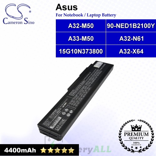 CS-AUM50NB For Asus Laptop Battery Model 15G10N373800 / 90-NED1B2100Y / A323-M50 / A32-M50 / A32-N61