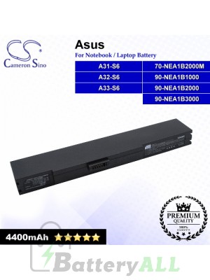 CS-AUS6NB For Asus Laptop Battery Model 70-NEA1B2000M / 90-NEA1B1000 / 90-NEA1B2000 / 90-NEA1B3000 / A31-S6