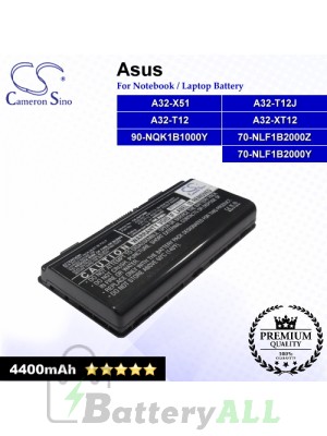 CS-AUT2NB For Asus Laptop Battery Model 70-NLF1B2000Y / 70-NLF1B2000Z / 90-NQK1B1000Y / A32-T12 / A32-T12J