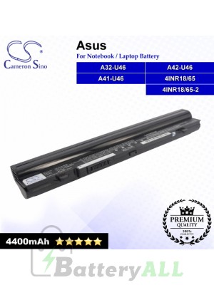 CS-AUU46NB For Asus Laptop Battery Model 4INR18/65 / 4INR18/65-2 / A32-U46 / A41-U46 / A42-U46