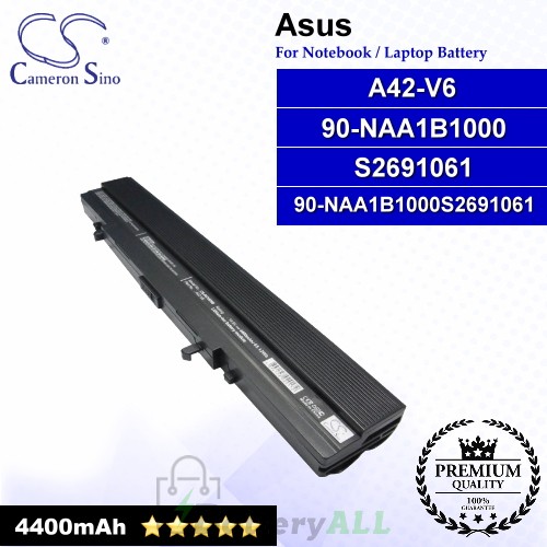 CS-AUV6NB For Asus Laptop Battery Model 90-NAA1B1000 / A42-V6 / S2691061
