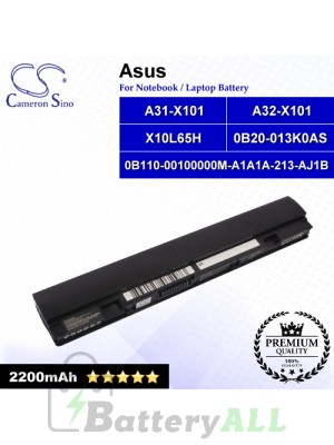 CS-AUX101NB For Asus Laptop Battery Model 0B110-00100000M-A1A1A-213-AJ1B / 0B20-013K0AS / A31-X101 (Black)