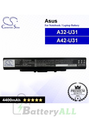 CS-AUX35NB For Asus Laptop Battery Model 07G016GQ1875M / 07G016H71875M / A32-U31 / A42-U31