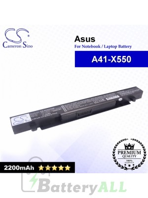 CS-AUX550NB For Asus Laptop Battery Model A41-X550 / A41-X550A