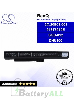 CS-BU101NT For BenQ Laptop Battery Model 2C.20E01.001 / 916T7910E / DHU100 / SQU-812