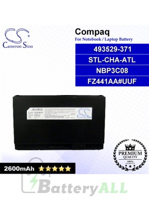 CS-HP1000NB For Compaq Laptop Battery Model 493529-371 / 504610-001 / FZ441AA / FZ441AA#UUF / HSTNN-OB80