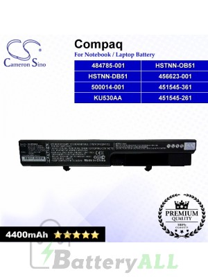 CS-HPF540NB For Compaq Laptop Battery Model 451545-261 / 451545-361 / 456623-001 / 484785-001 / 500014-001