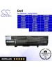 CS-DE1525NB For Dell Laptop Battery Model 0GW252 / 312-0566 / 312-0567 / 312-0625 / 312-0626 / 312-0633 / 312-0634