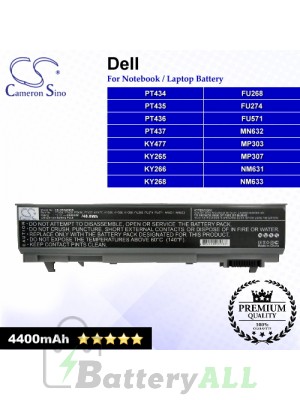 CS-DE2400NB For Dell Laptop Battery Model 0GU715 / 0H1391 / 0MP307 / 0P018K / 0RG049 / 0TX283 / 0W0X4F