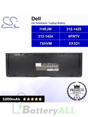 CS-DE6430NB For Dell Laptop Battery Model 312-1424 / 312-1425 / 6FNTV / 7HRJW / 7XHVM / 9KGF8 / TRM4D