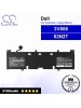 CS-DEC130NB For Dell Laptop Battery Model 3V806 / 62N2T