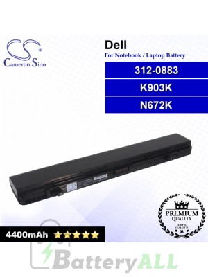 CS-DEK903NB For Dell Laptop Battery Model 312-0883 / K903K / N672K
