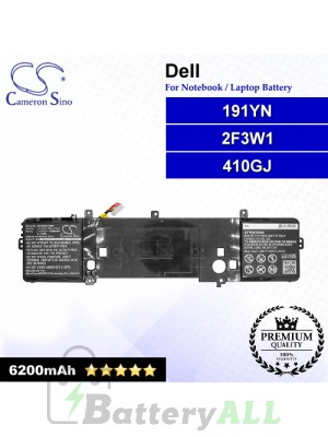 CS-DEM173NB For Dell Laptop Battery Model 191YN / 2F3W1 / 410GJ