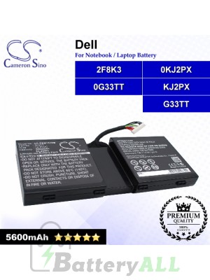 CS-DEM183NB For Dell Laptop Battery Model 02F8K3 / 0G33TT / 0KJ2PX / 2F8K3 / G33TT / KJ2PX
