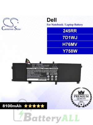 CS-DEM280NB For Dell Laptop Battery Model 0H76MY / 245RR / 7D1WJ / H76MV / M2.5X5 / Y758W