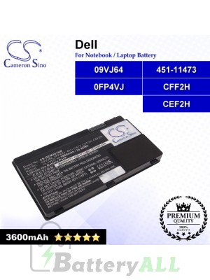 CS-DEM301NB For Dell Laptop Battery Model 09VJ64 / 0FP4VJ / 451-11473 / CEF2H / CFF2H
