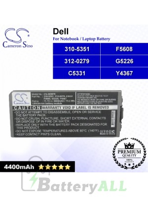 CS-DEM70NB For Dell Laptop Battery Model 310-5351 / 312-0279 / C5331 / F5608 / G5226 / Y4367