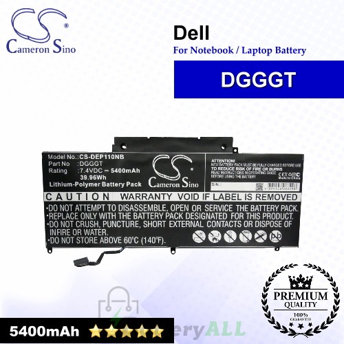 CS-DEP110NB For Dell Laptop Battery Model DGGGT