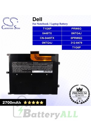 CS-DEV130NB For Dell Laptop Battery Model 0449TX / 312-8479 / CN-0449TX / ONTG4J / OPRW6G / PRW6G / T1G6P