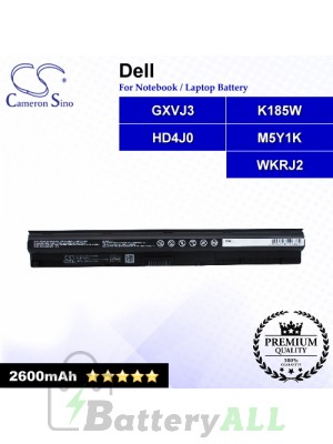 CS-DEV345NB For Dell Laptop Battery Model GXVJ3 / HD4J0 / K185W / M5Y1K / WKRJ2
